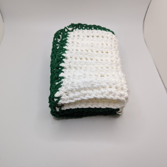 💞2/$20 HAND CRAFTED Crocheted All Purpse 100% Cottn Reusble Bath or Dish Cloths - Picture 8 of 16